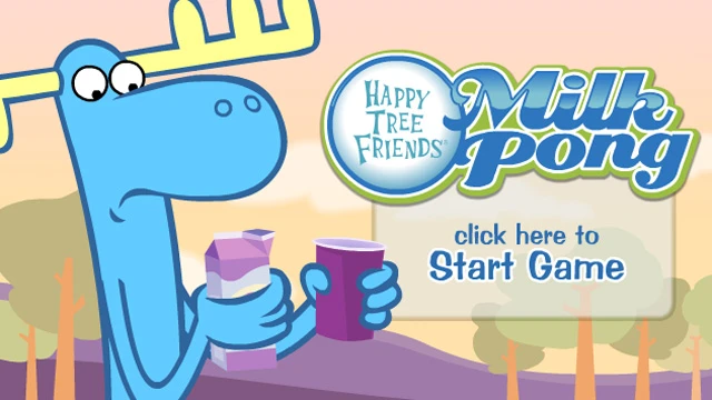 Happy Tree Friends - Milk Pong